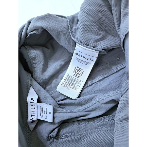 Athleta Pants Womens 4 Gray Trekkie Relaxed North Jogger Mid Rise Gorpcore Cargo - Picture 5 of 11